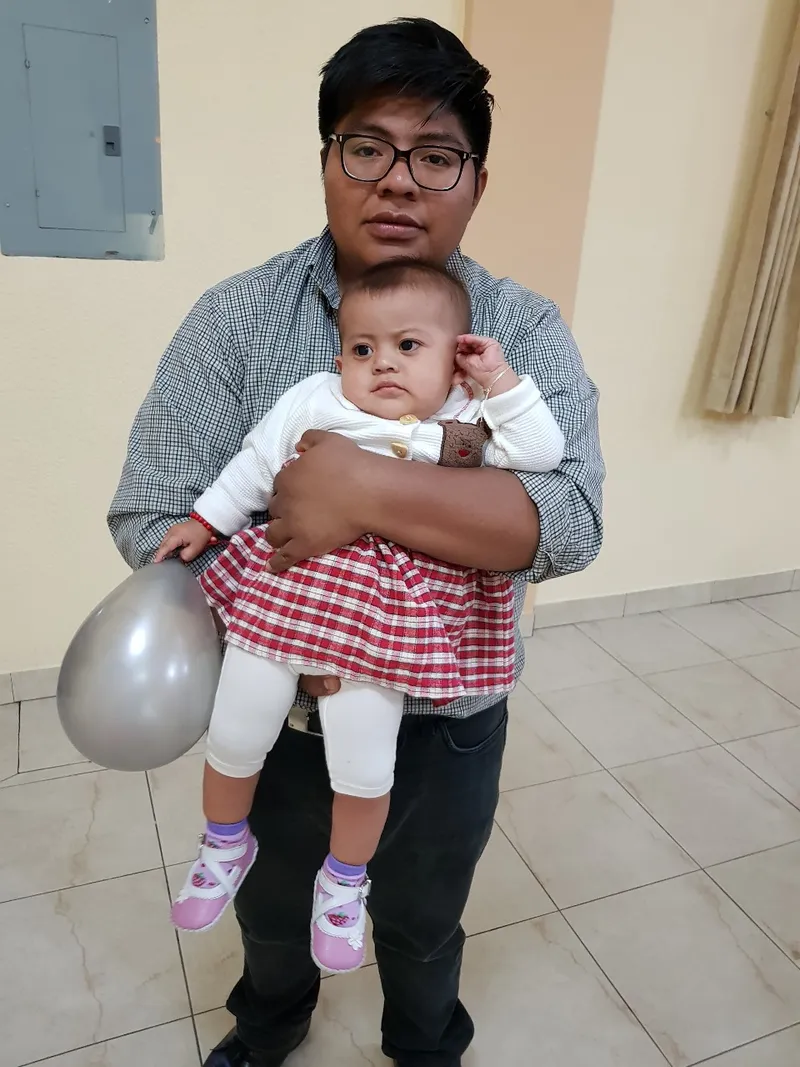 Judith en su primer cumple